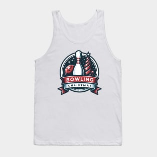 Bowling Christmas Tank Top